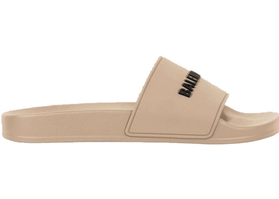 Shoes * | Balenciaga Pool Side Beige