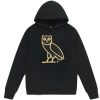 Apparel * | Ovo Og Owl Hoodie Black