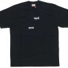 Apparel * | Supreme Comme Des Garcons Shirt Split Box Logo Tee Black