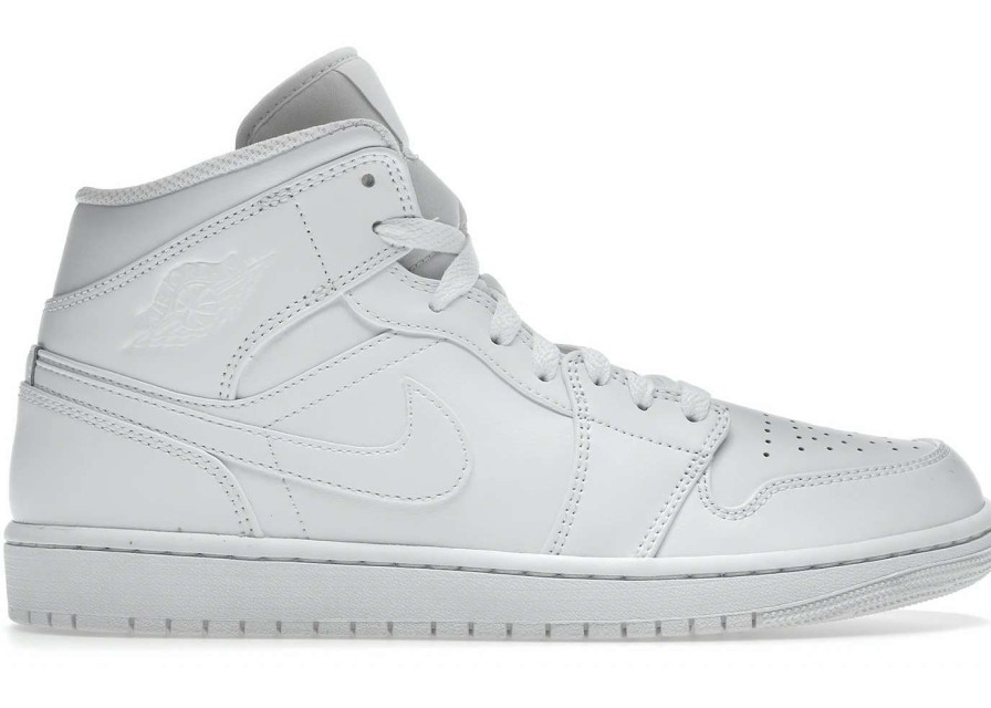 Sneakers * | Jordan 1 Mid Triple White (2022)