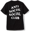 Apparel * | Anti Social Social Club Logo 2 Tee (Fw19) Black