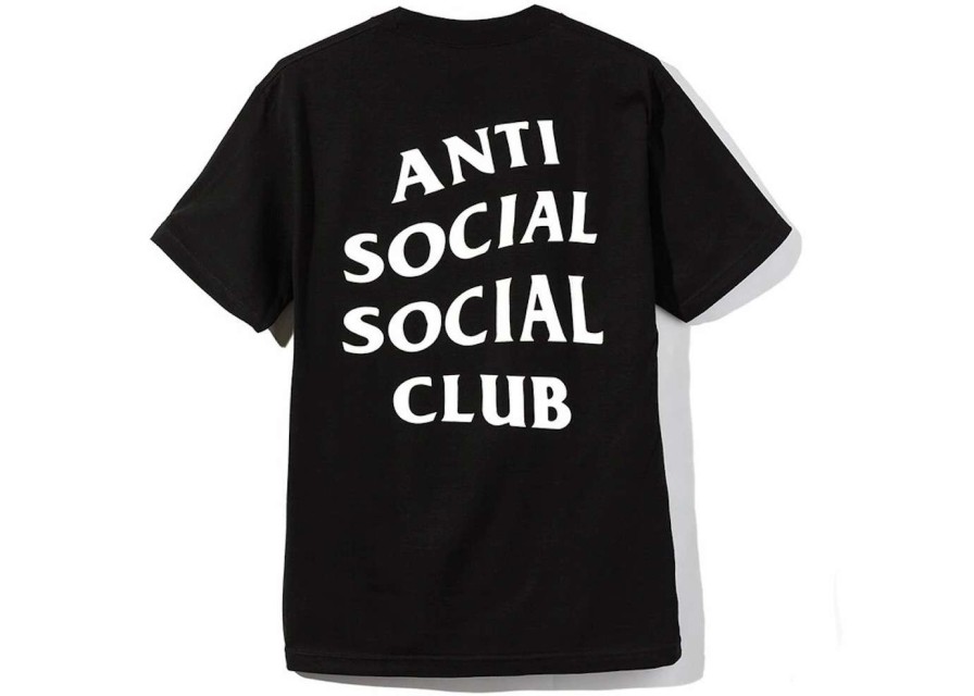 Apparel * | Anti Social Social Club Logo 2 Tee (Fw19) Black