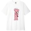 Apparel * | Kaws X Uniqlo Pink Bff Tee (Japanese Sizing) White