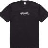 Apparel * | Supreme Warning Tee Black