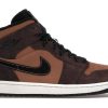 Sneakers * | Jordan 1 Mid Se Dark Chocolate