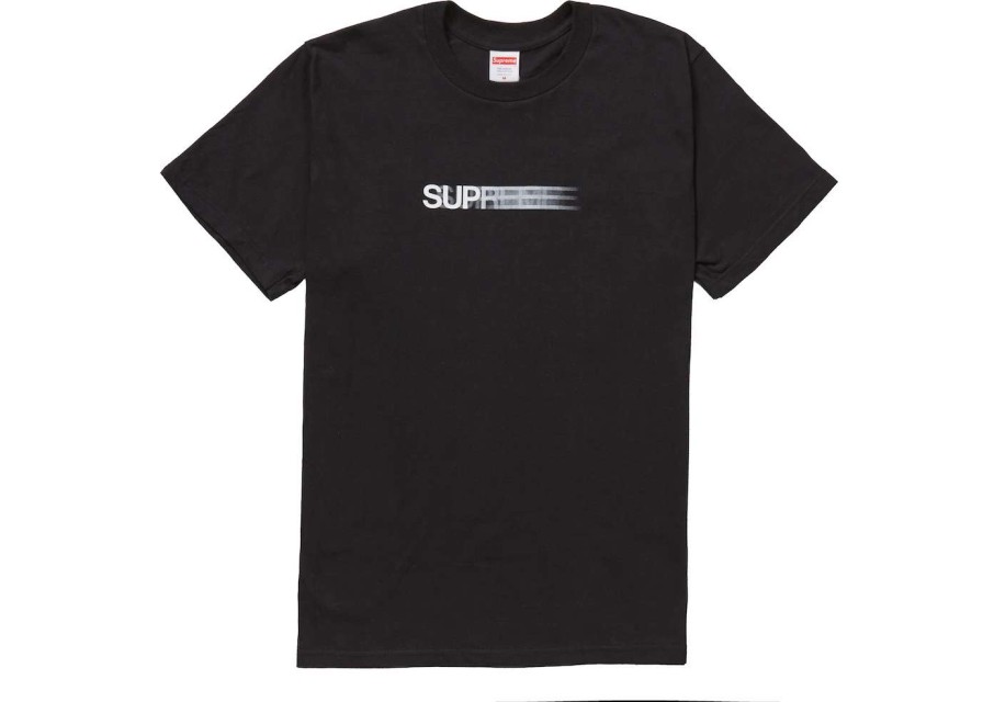 Apparel * | Supreme Motion Logo Tee (Ss20) Black