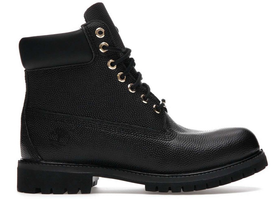 Shoes * | Timberland 6 Boot Football Leather Black