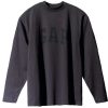 Apparel * | Yeezy Gap Dove Longsleeve Tee Black