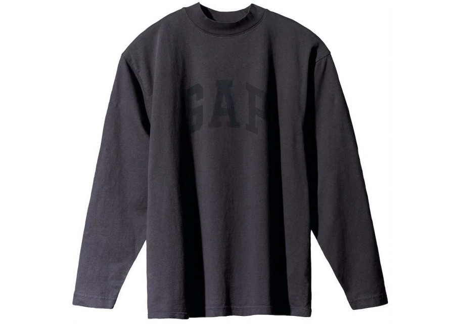 Apparel * | Yeezy Gap Dove Longsleeve Tee Black