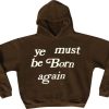 Apparel * | Cactus Plant Flea Market Born Again Hooded Sweatshirt Brown