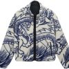 Apparel * | Stussy Dragon Sherpa Jacket Natural