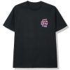 Apparel * | Anti Social Social Club X Fragment Pink Bolt Tee (Fw19) Black