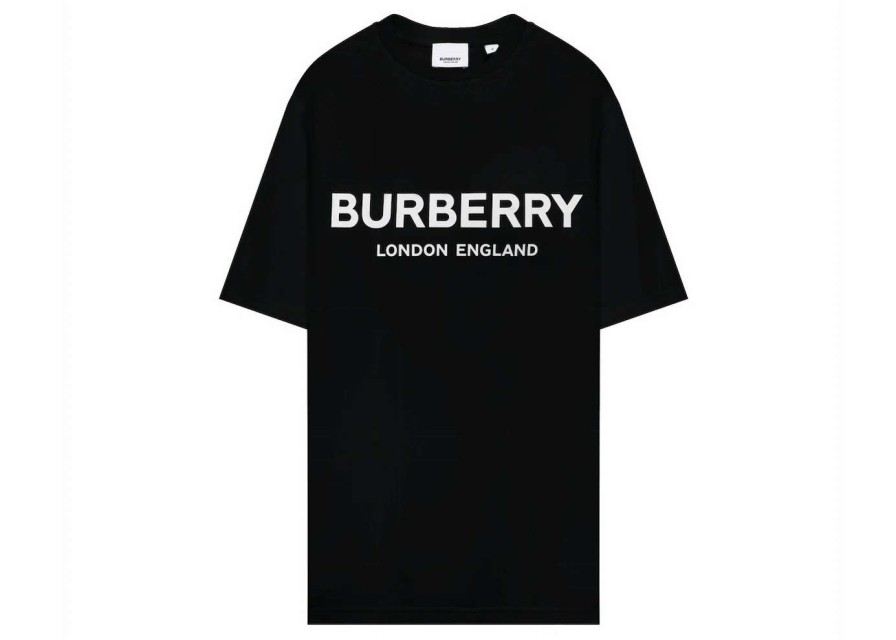 Apparel * | Burberry Logo Print T-Shirt Black