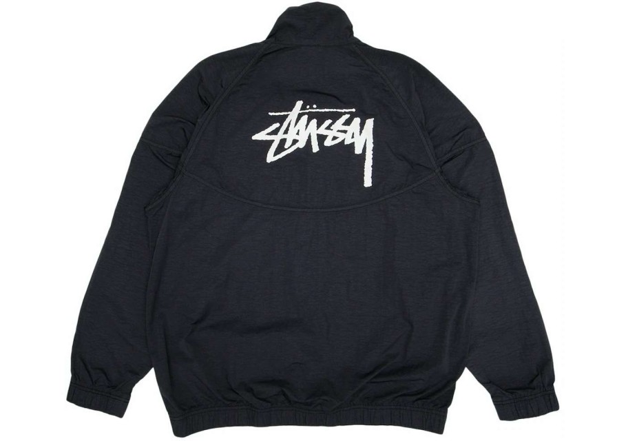 Apparel * | Nike X Stussy Windrunner Jacket Off Noir