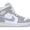 Sneakers * | Jordan 1 Mid Wolf Grey Aluminum (W)