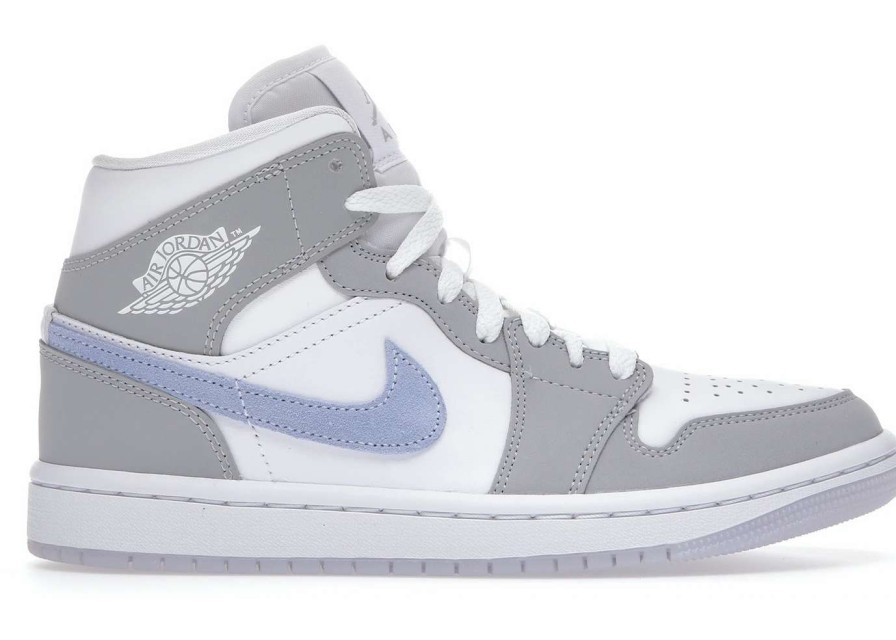 Sneakers * | Jordan 1 Mid Wolf Grey Aluminum (W)