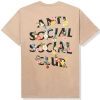 Apparel * | Anti Social Social Club Self Conclusion T-Shirt Sand