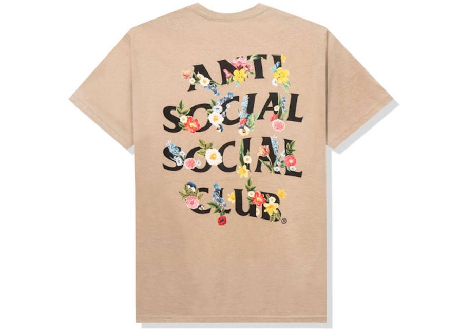 Apparel * | Anti Social Social Club Self Conclusion T-Shirt Sand