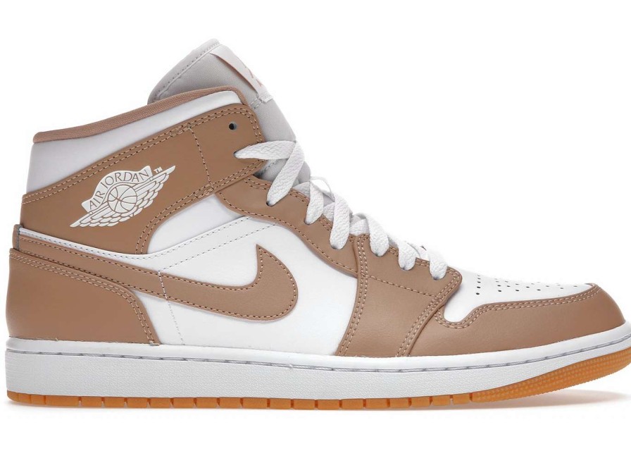 Sneakers * | Jordan 1 Mid Tan Gum