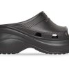 Shoes * | Balenciaga X Crocs Pool Slide Sandals Black (W)