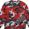 Apparel * | Supreme Nike Arc Crewneck Red Camo