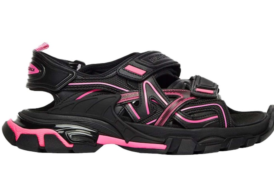 Shoes * | Balenciaga Track Sandal Black Pink (W)