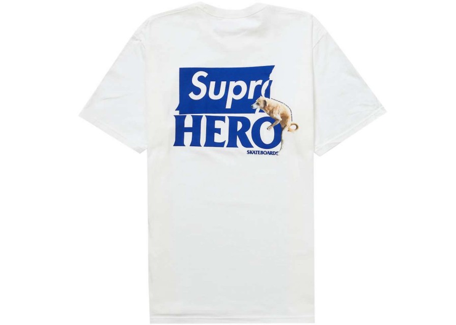 Apparel * | Supreme Antihero Dog Tee White