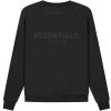 Apparel * | Fear Of God Essentials Pull-Over Crewneck Black/Stretch Limo