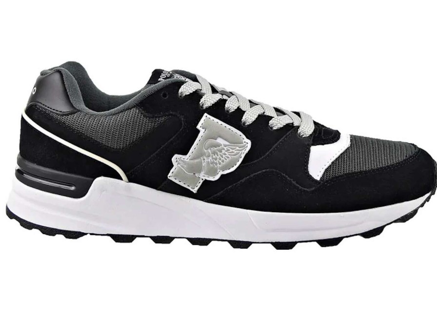 Shoes * | Polo Ralph Lauren Trackster 100 P-Wing Black White