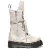 Shoes * | Dr. Martens 1918 Ro Hair On Lace Up Strobe Calf Length Platform Boot Rick Owens