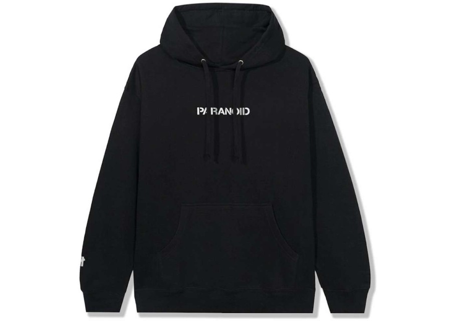 Apparel * | Anti Social Social Club X Undefeated Paranoid Hoodie Black