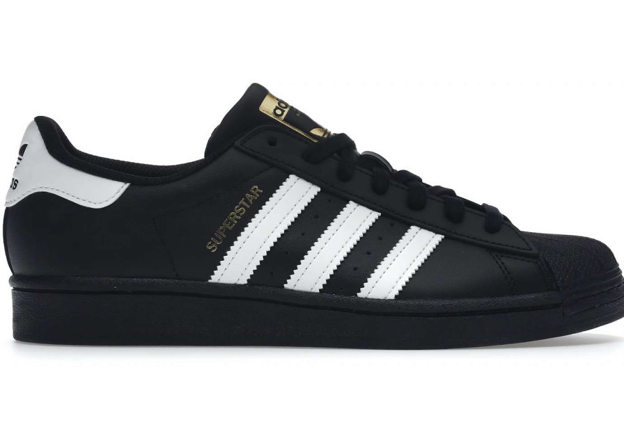 Sneakers * | Adidas Superstar Core Black Cloud White Gold