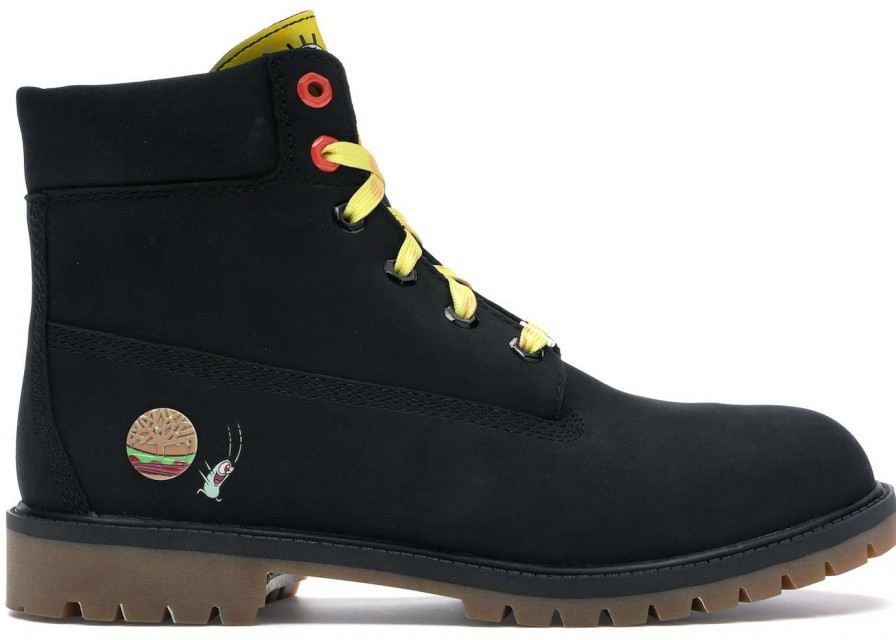 Shoes * | Timberland 6 Boot Spongebob Black (Gs)