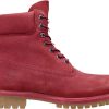 Shoes * | Timberland 6 Boot Pomegranate Burgundy Nubuck