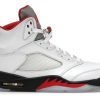 Sneakers * | Jordan 5 Retro Fire Red Silver Tongue (2020)