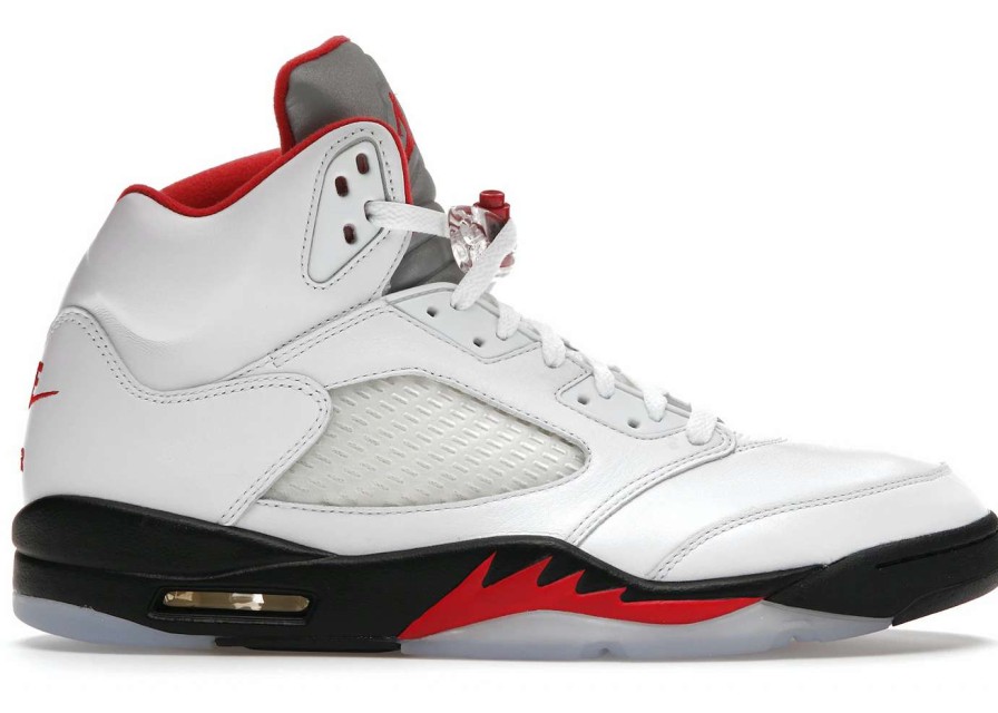 Sneakers * | Jordan 5 Retro Fire Red Silver Tongue (2020)