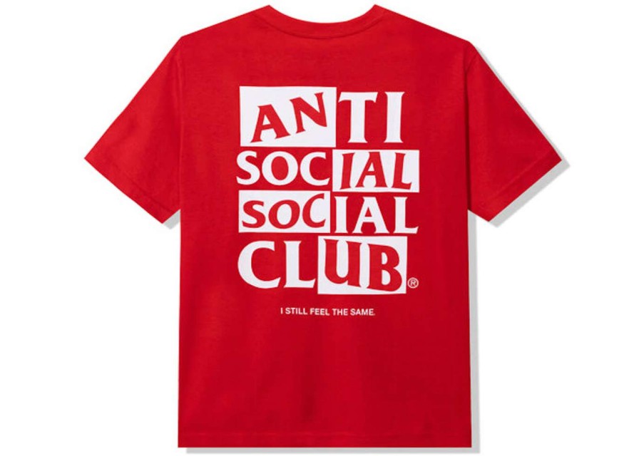 Apparel * | Anti Social Social Club Muted T-Shirt Red