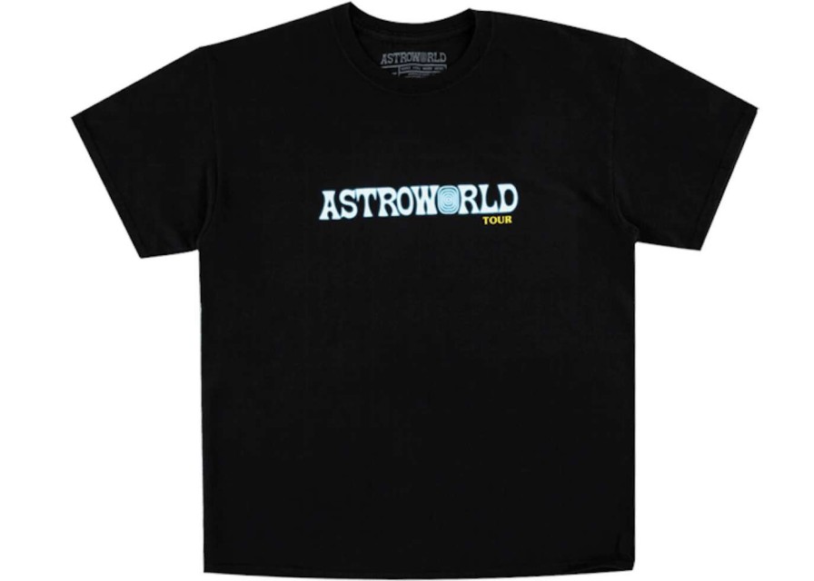 Apparel * | Travis Scott Astroworld Tour Tee Black