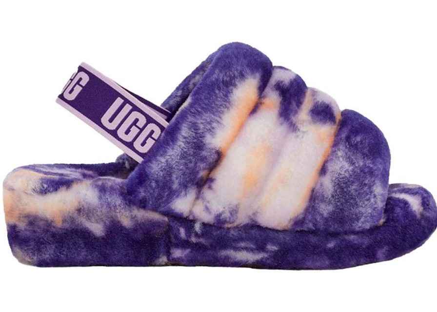 Shoes * | Ugg Fluff Yeah Slide Marble Violet Night (W)