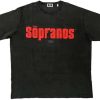 Apparel * | Kith The Sopranos Vintage (In-Store Exclusive) Tee Black