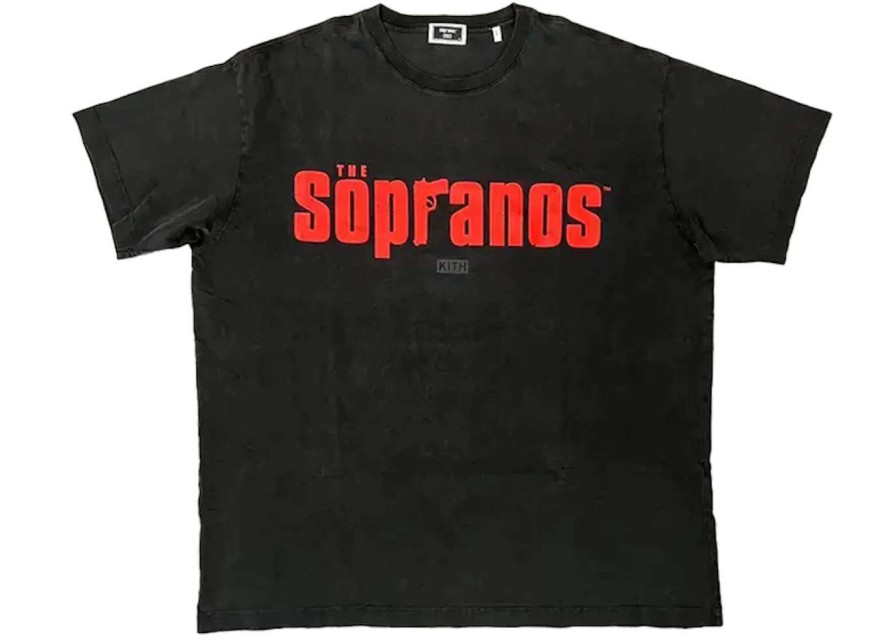 Apparel * | Kith The Sopranos Vintage (In-Store Exclusive) Tee Black