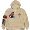 Apparel * | Travis Scott Cactus Trails Half-Zip Sherpa Hoodie Natural