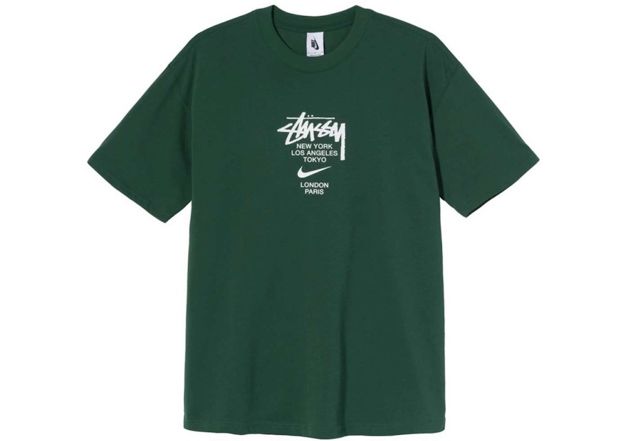 Apparel * | Nike X Stussy International T-Shirt Green