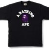 Apparel * | Bape Color Camo College Tee Black/Purple