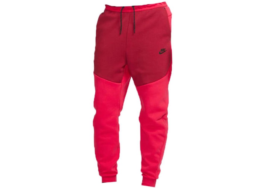 Apparel * | Nike Tech Fleece Joggers Very Berry/Pomegranate/Black